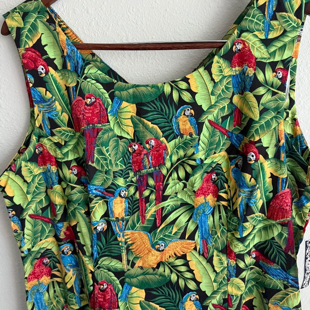NWT Aloha Republic Dress Womens XXL Tropical Print Hawaii